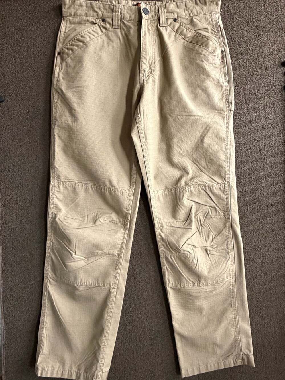 Ridgecut Toughwear Men's Ripstop Ultra Work Pants 36x32 Khaki